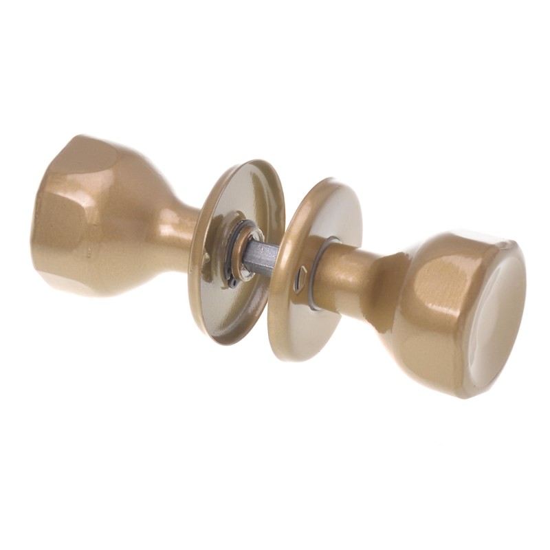 Aqbau® Door Knob, Rotatable on Round Rosette Button Push Knob