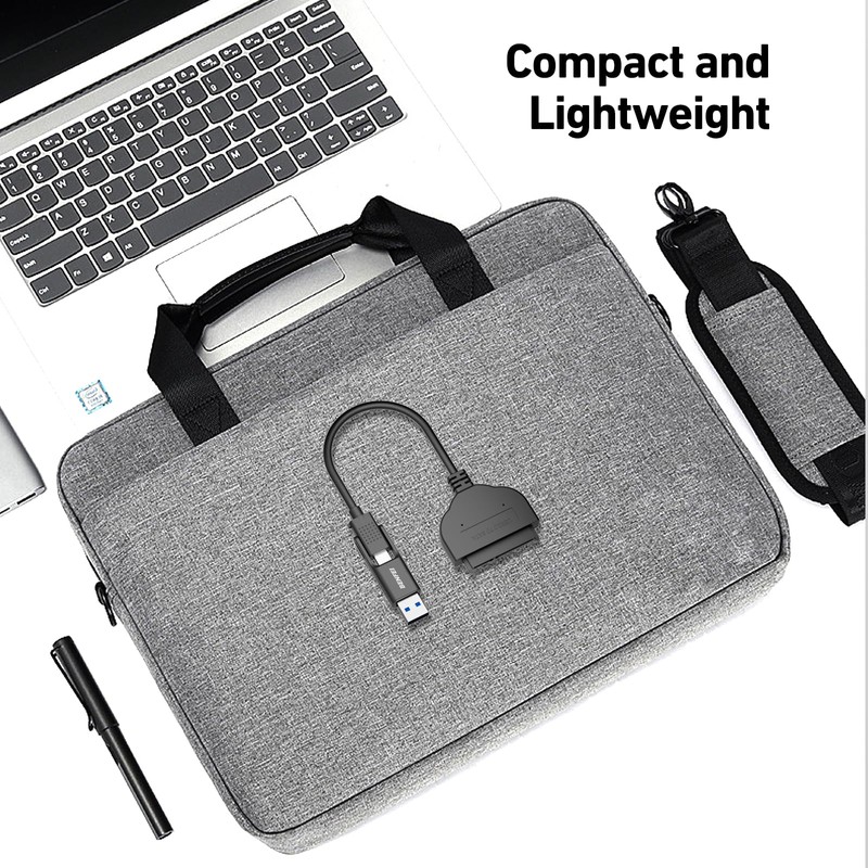 BENFEI SATA to USB Cable, 2in1 USB-C/USB 3.0 to SATA