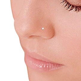 ✿ Mini Stern ✿ klitzekleiner Nasenstecker Piercing