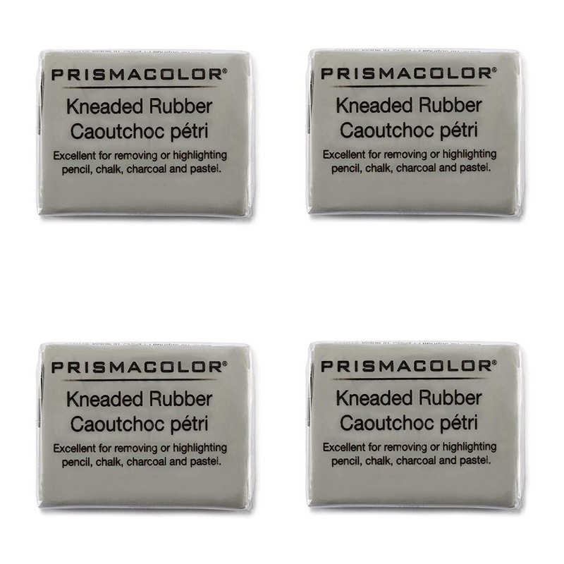 Prismacolor Premier Kneaded Rubber Eraser, Large, 4 PACK