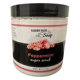 Garden Path Soap PEPPERMINT SUGAR SCRUB - Cooling & Revitalizing Exfoliating Moisturizer