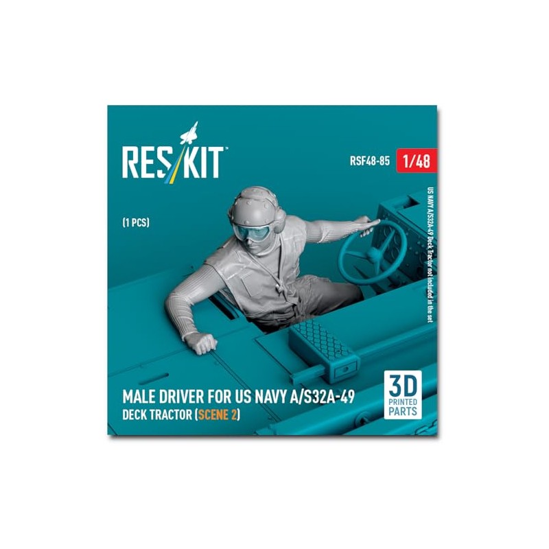 Reskit RSKF48-0085 1/48 US Navy A/S32A-49 Driver Type 2 (Men)