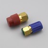 VGOL 2Pcs R12 to R134A Adapter Low Side & High