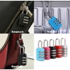Kellegour 8 Pcs Luggage Locks 3 Digit Combination Padlock,3 Digit