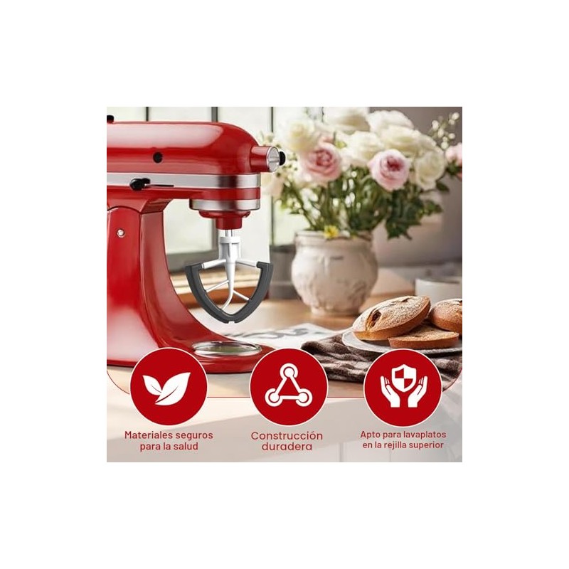 Batidor Flex Edge para batidora KitchenAid de 4.5/5 cuartos de