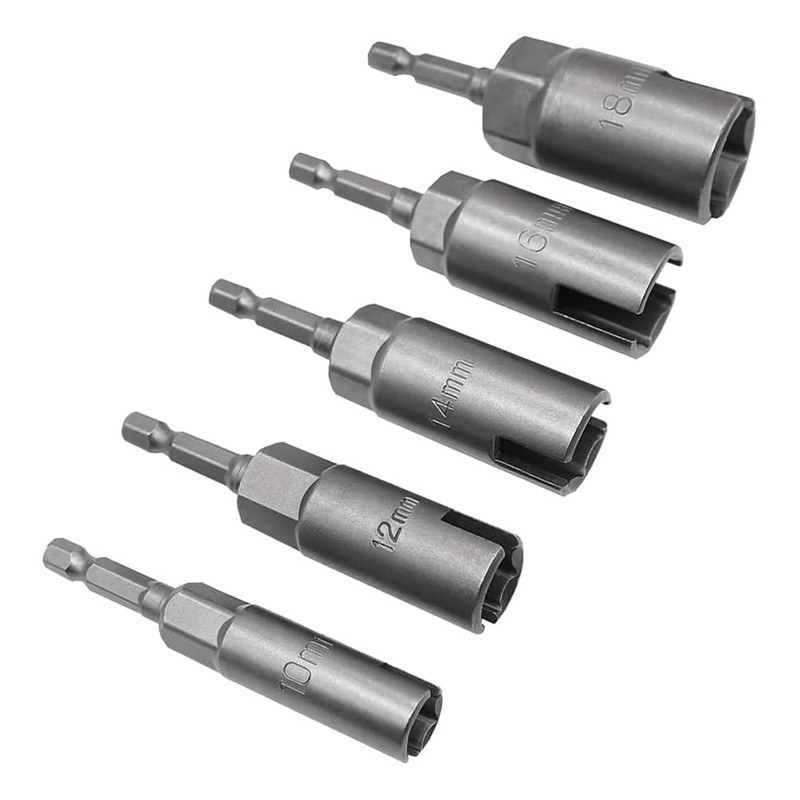 Hopbucan 5 PCS Steel Power Wing Nut Driver Set with