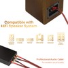 LONPOO Pure Copper Speaker Cable with Gold Plated Banana Connectors