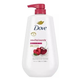 Jabón Líquido Corporal Dove Revitalizante con Cereza y Leche de Chía de 905 mL