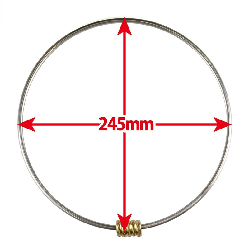 Spin Gear Chatter Ring, Stainless Steel Brass