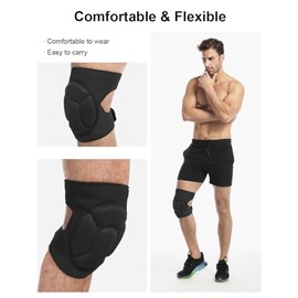 Volleyball Knee Pads for Women Men, Turtle Shell Dance Knee Pad for Women Men Wrestling Knee Pad Wrestling Gear, Crash Pad Snowboarding Gear Roller Sk