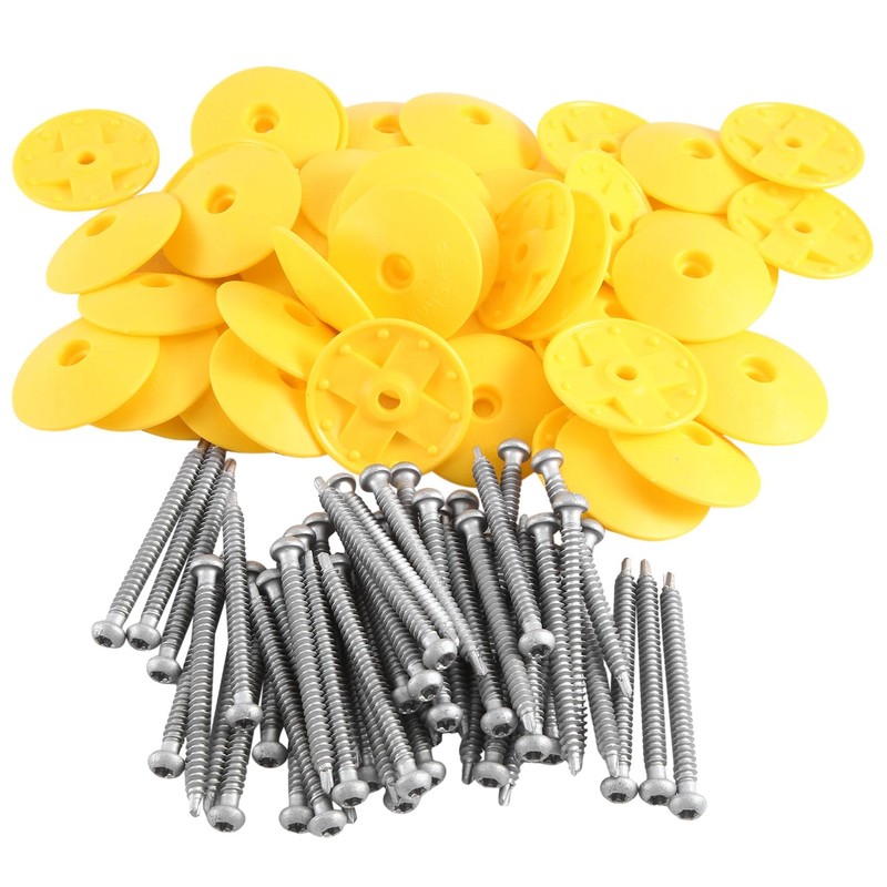 Galvanized Tar Paper Nails Plastic Cap Nails for House Wrap