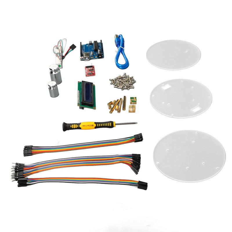 Electronic Scale Development Board Kit 1602 LCD Display 5KG Load