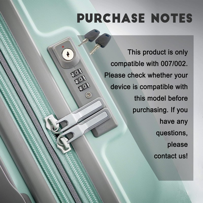 2 Keys Compatible with 007 Key Master Luggage Keys,Luggage Suitcase
