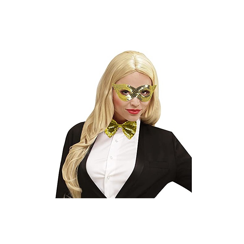 Widmann GOLD SEQUIN EYEMASK