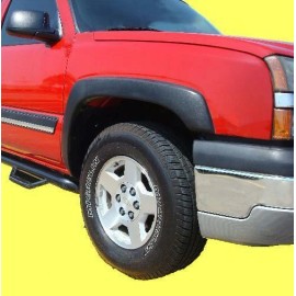 Auto Restylers Fender Flares Fits 1999-2006 Chevy Silverado GMC Sierra Smooth Matte Black