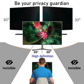 SUBDUEDLT 18.5 Inch (16:9) Anti-blue Light Privacy Screen Filters, Double-sided, Compatible With Multiple Computer Model, Limited Viewing Angle To +/- 30°