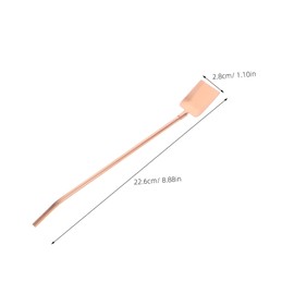 CHILDWEET 15pcs Stainless Steel Cocktail Spoon Straw with Long Handle for Mixing Coffee Drinks Ice Cream and Fruit Beverages Dual Purpose Reusable Stirring Utensils for Home and Outdoor Use