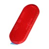 10 Pack Self Adhesive Oval Reflector, E9 Approved Road Safety