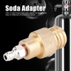 TR21-4 Male Thread Brass Soda Water Adapter Connector Accessories for