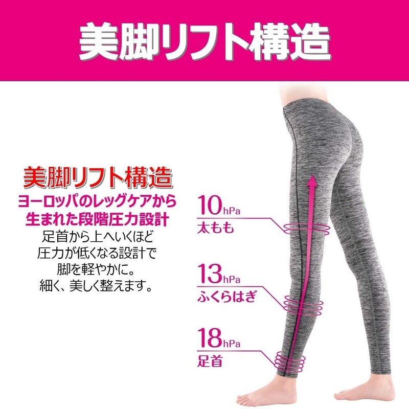 [Size L x 2] Pip Slimwalk Beau-Acty Recovery Leggings, L