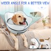 Supet Supet Raised Inflatable Dog Cone Collar to Stop Licking,