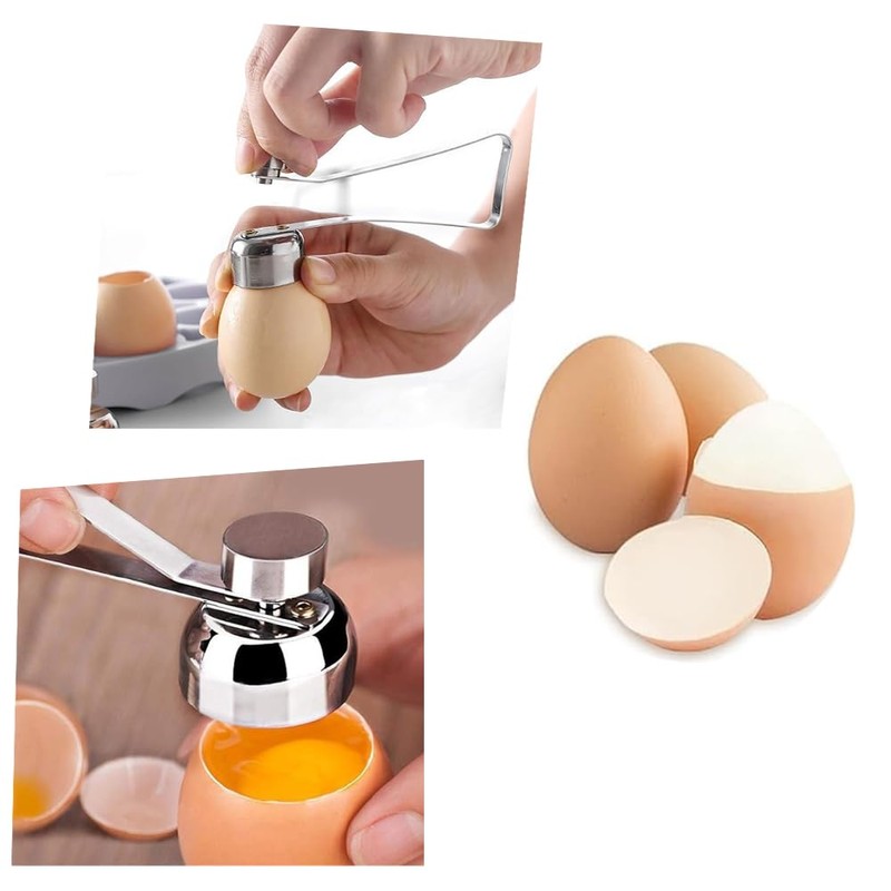 RXKFIGX Egg Topper Egg Cutter Egg Shell Opener Egg Slicer