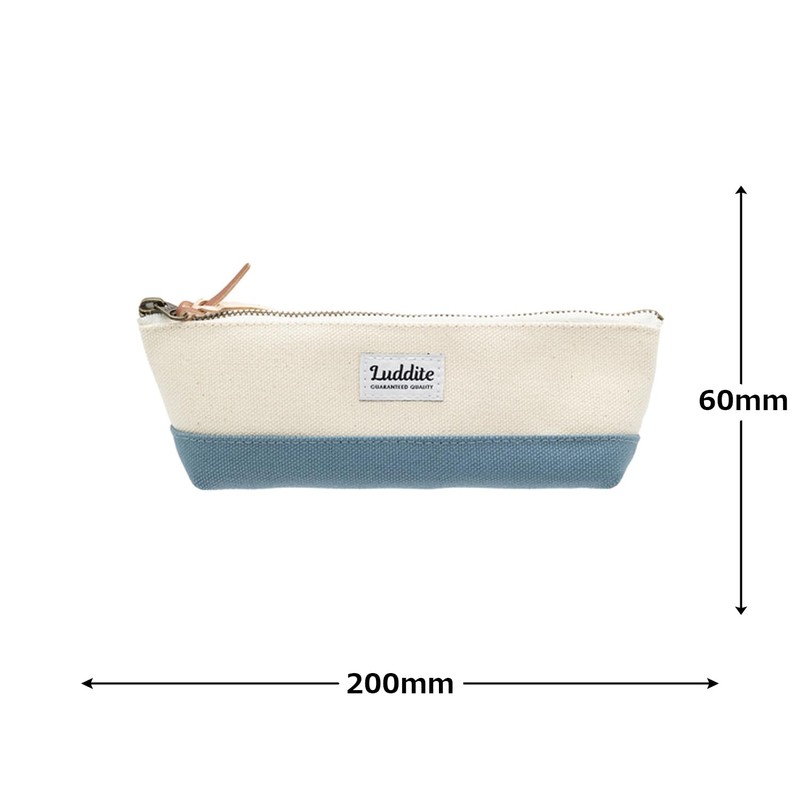 [Luddite] Radite Pencil Case, Two-Tone Boat Pencil Case, Slim, multicolor