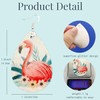 SHUANGART 60 Pcs Sublimation Earring Blanks Double-Sided Superfine Glitter Teardrop