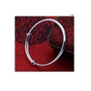 Hithop Simple Style 925 Sterling Silver Bangle Women Gift Bracelets