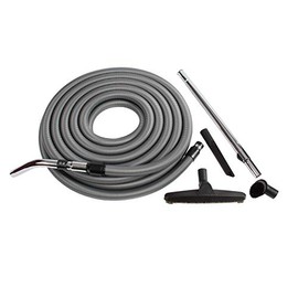 Cen-Tec Systems 94346 50 Ft. Vacuum Hose with Accessory Set Silver