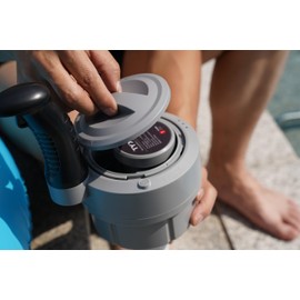 NBJIALIN Motorized Pool Thruster for Inflatable River Tube Float - Electric Pool Floater Propeller Accessories Motorized Pool Propeller for River Run Tubes Floating