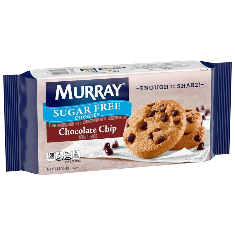 Sugar Free Cookies byMurray- Chocolate Chip - 8.8 Oz Tray