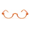SA106 Bottom Half Plastic Rim Round Oval Powered Reading Glasses
