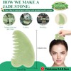Gua Sha Comb Jade, Natural Guasha Stone Jade Guasha Comb