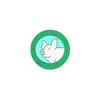 Red Parka Round Enamel Pin - Friend Not Food Pig