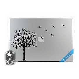 MacBook TV Commercial Birds Flying Out of a Tree Overlay Vinyl Decal Sticker Skin Mac Book Air Pro Laptop Notebook People Love