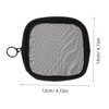 Gatuida Portable Mesh Makeup Bag with Zipper Breathable Toiletry Organizer