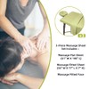 Massage Table Sheets, 3 Piece Reusable Set - Includes Massage