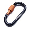 TITECOUGO Aluminum Alloy D-Ring High Strength Carabiner Key Chain Clip