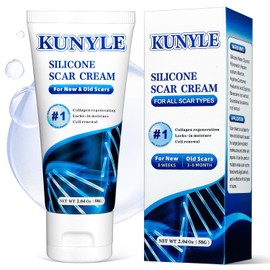 Crema de cicatrices, gel de silicona para cicatrices, crema avanzada para eliminar cicatrices quirúrgicas, eliminación de estrías, eliminación de golpes queloides, cicatrices viejas y nuevas