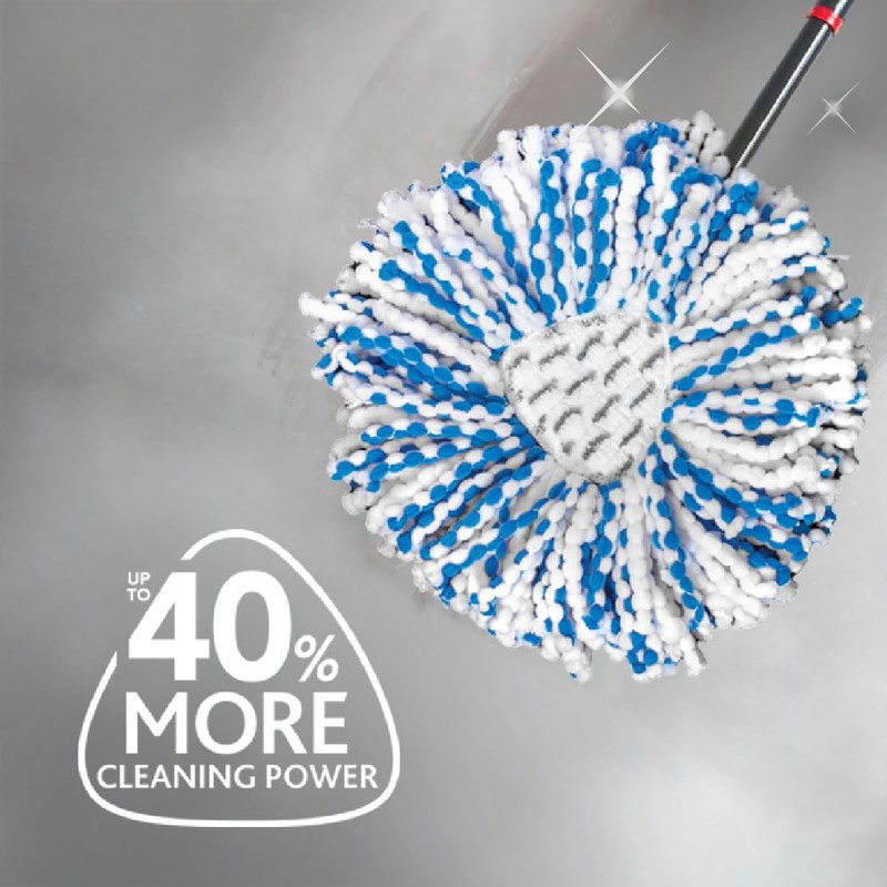 O-Cedar Genuine RinseClean Deep Clean Spin Mop Head Replacement (1-Pack)