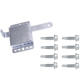 Hardware Store Garage Door Slide Lock Universal Latch Fits 2″, 3″ Track Zinc Finish 1/4″ Adjust