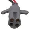 Attwood 8M4000953 Trolling Motor Power Plug, 2-Prong, Connects With 12-Volt,