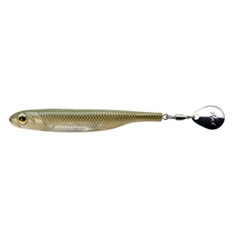 Fish Arrow Flash J Spin Elastomer 4" SW #105 Cocko/Silver