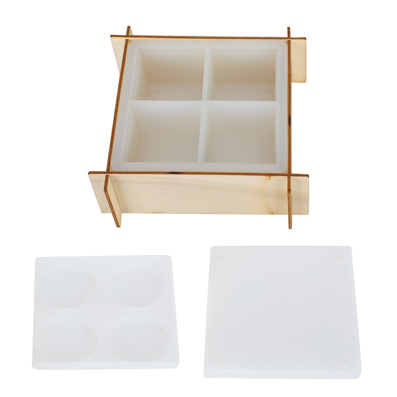 Square Mold DIY Crystal Epoxy Mould Silicone Parts Mirror Surface