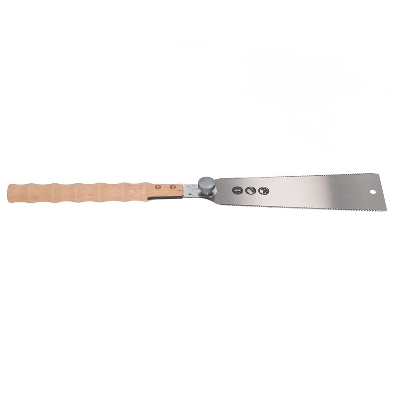 Double Edge Sided Hand Saw Fine Tooth Triple Fast Flush