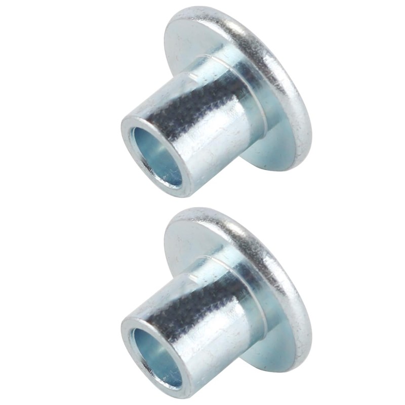 Enwye 10 PCS Motorcycle Rubber Grommets Black and Silver 6mm