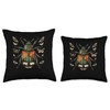 Japanese Beetle With Moths Throw Pillow