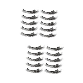 FRCOLOR Fake Eyelashes for Women Natural Look Lashes Faux Lashes for Cosplay Weddings Photography Daily Use Lightweight Comfortable