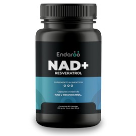 NAD con Resveratrol | Suplemento Alimenticio con Nicotinamida y Resveratrol | Apoyo Antioxidante y Bienestar Celular | Fórmula Avanzada | Sin Aditivos
